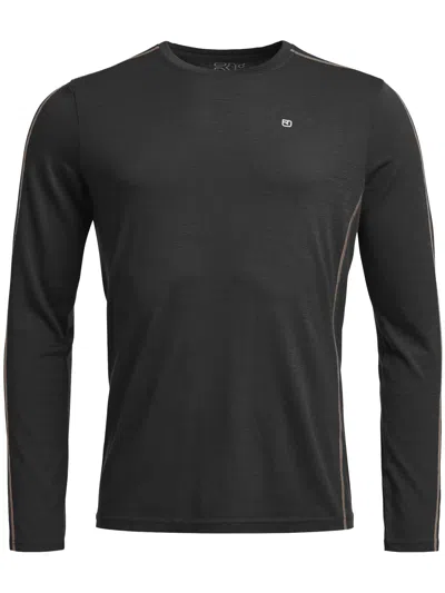 Ortovox 185 Rock`n`wool Long Sleeve In Black