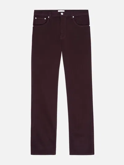 Frame Modern Straight Jeans In Purple