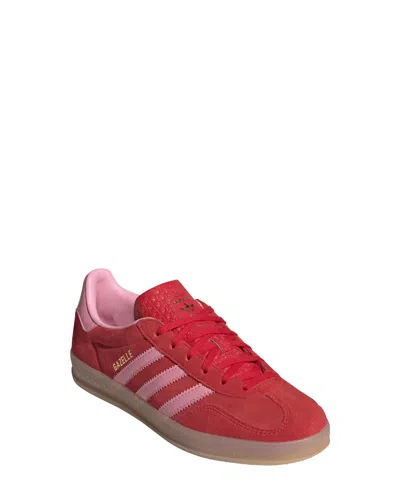 Adidas Originals Sneakers Gazelle Indoor W Better Scarlet/light Pink/gum4 In Red