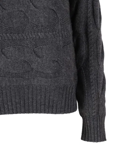 Max Mara Sweater In Gray