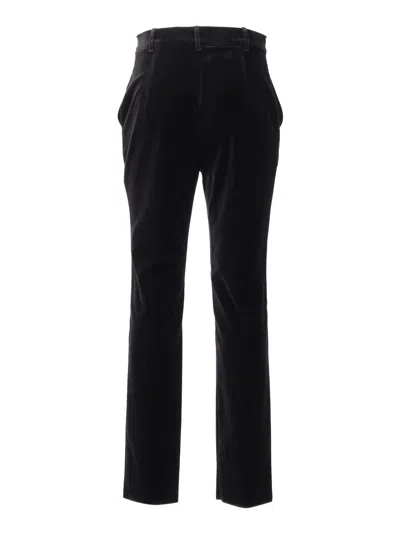 Max Mara Belt-loops Trousers In Black