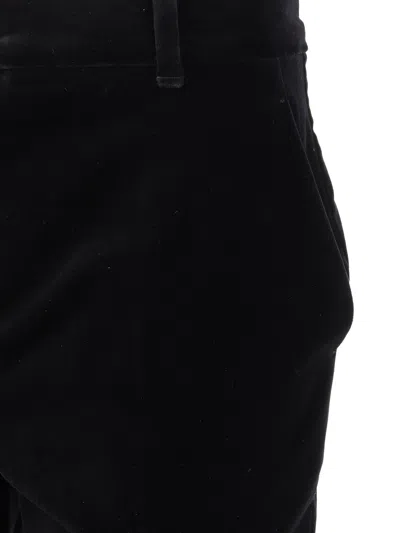 Max Mara Belt-loops Trousers In Black