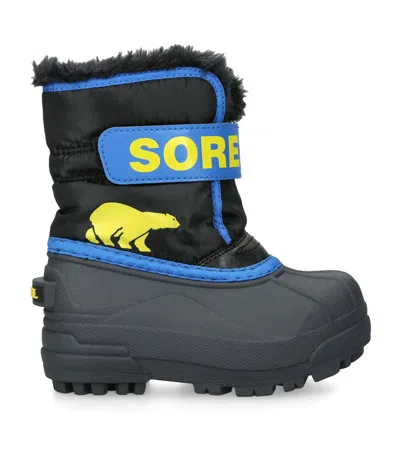 Sorel Snow Commander Snow Boots In Black