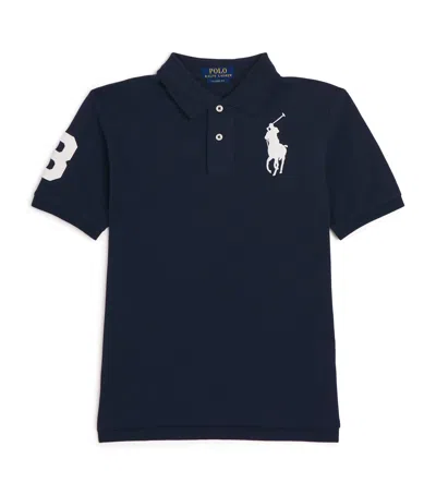 Ralph Lauren Cotton Big Polo Pony Polo Shirt In Blue