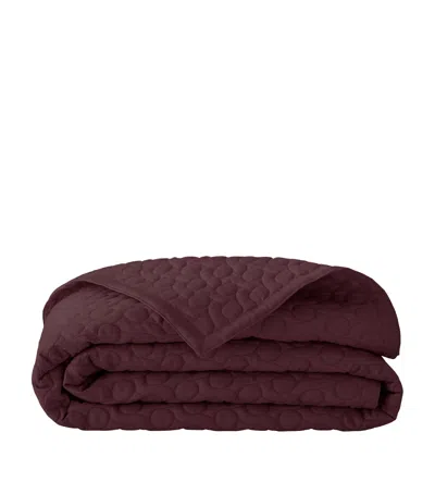 Alexandre Turpault Poesie Bedspread In Purple