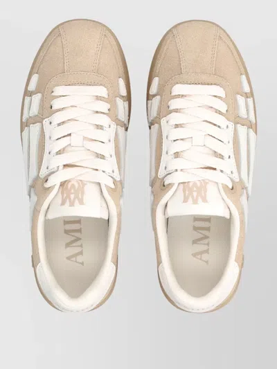 Amiri Pacific Bones Low-top Sneakers With Rubber Sole In Multi