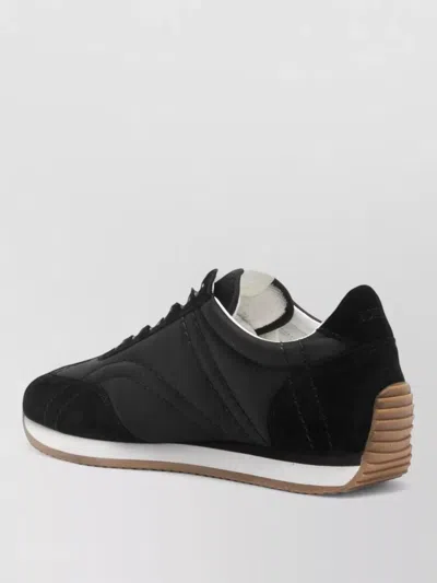 Totême Toteme Flex Quilted Suede Sneakers In Brown