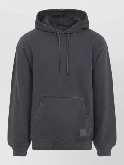 Carhartt Hooded Sweatshirt Kangaroo Pocket In Gray