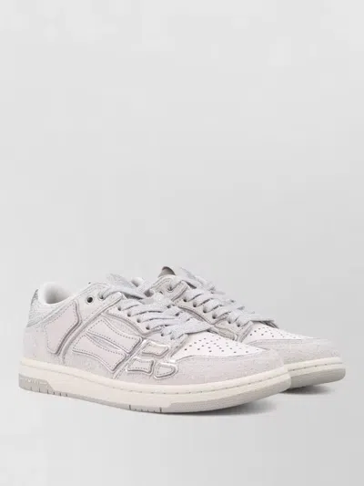 Amiri Glitter Skell Low-top Sneakers In Gray