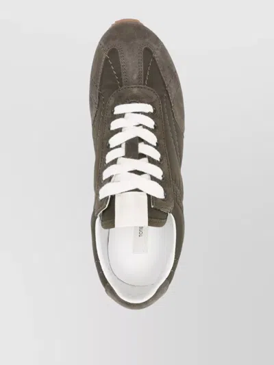 Totême Toteme Sport Suede-trim Sneaker In Animal Print