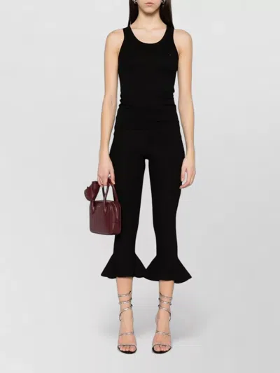 Coperni Back Scoop Neck Sleeveless Top In Black
