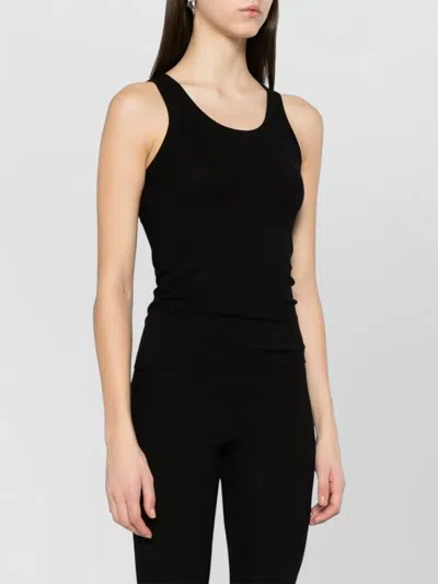 Coperni Back Scoop Neck Sleeveless Top In Black