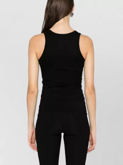 Coperni Back Scoop Neck Sleeveless Top In Black