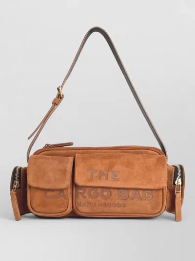 Marc Jacobs Cargo Suede Shoulder Bag Adjustable Strap