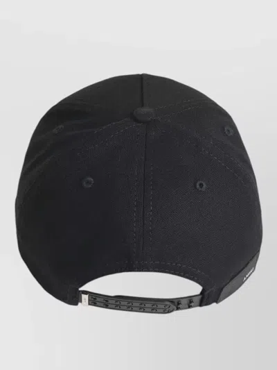 Amiri Cotton Cap Curved Brim In Black
