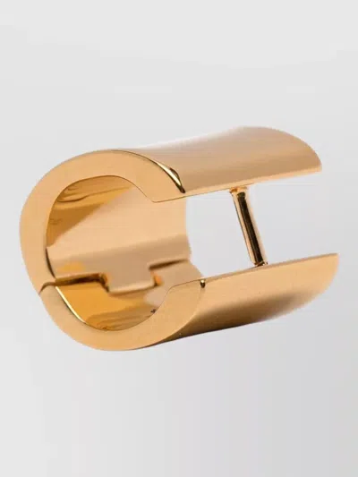 Totême Chunky Design Statement Earrings For Every Occasion In Gold