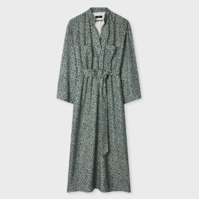 Ps By Paul Smith Women's Blue 'animal' Print Dress In Animal Print