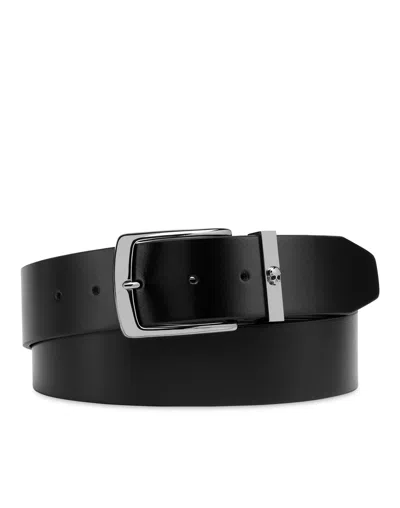 Philipp Plein Leather Belt Skull In Black