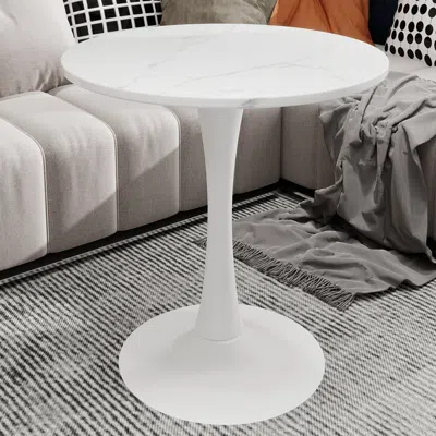 Streamdale Furniture Streamdale White Mid-century Modern Coffee/dining Table (2-4 People)