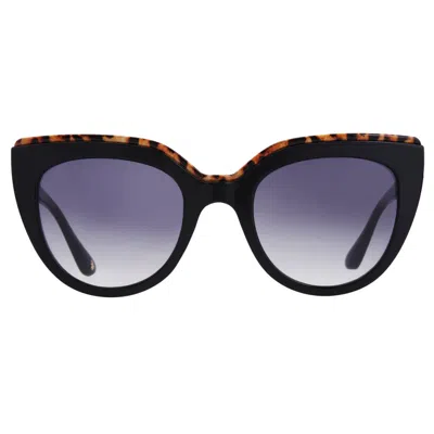 Nine West 46369rnj001 Black Cat Eye Ladies Sunglasses 10259531.lts Blk In Black