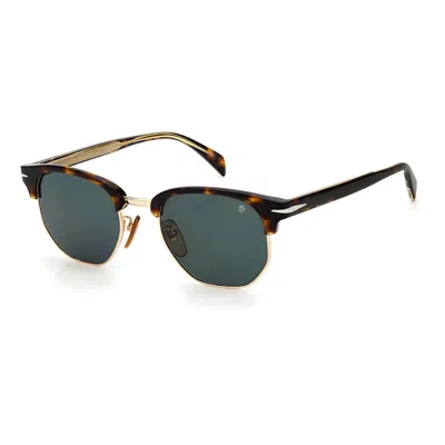 David Beckham Brown Acetate Sunglasses In Brown