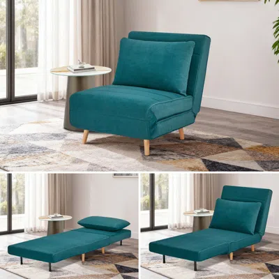 Streamdale Furniture Streamdale Max Sofa Bed - 3 In 1 Upholstered Accent Chair Bed-convertible Sleeper Sofa Chair