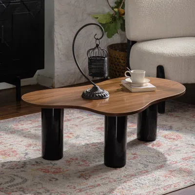 Streamdale Furniture Streamdale Cloud Coffee Table - Modern, Easy Assembly For Living Room