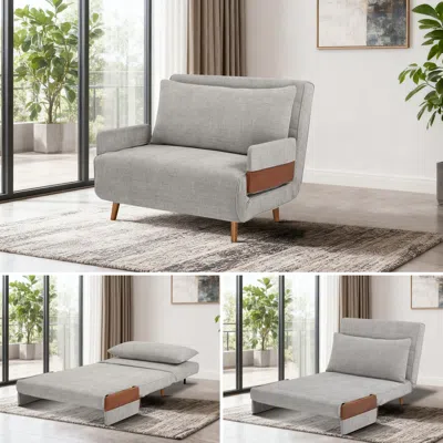 Streamdale Furniture Streamdale Sven Sofa Bed - 3-in-1 Upholstered Accent Chair Bed