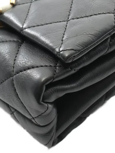 Pre-owned Chanel 2019 Quilted-design Mini Shoulder Bag In Black
