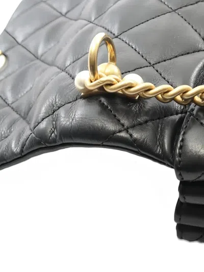 Pre-owned Chanel 2019 Quilted-design Mini Shoulder Bag In Black