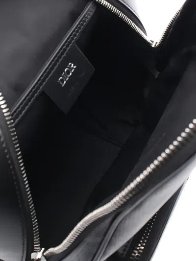 Pre-owned Dior 2010 Diamond Rider Sling Bag In Black