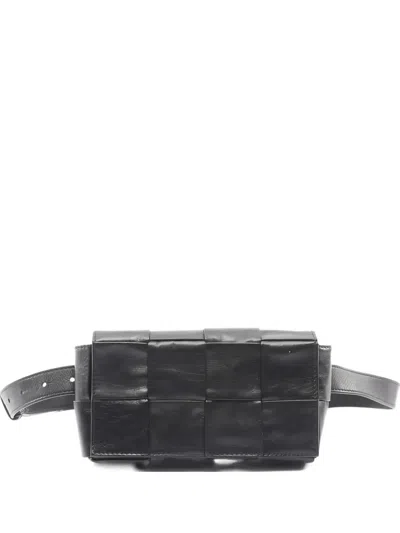 Pre-owned Bottega Veneta 2010s Cassette Belt Bag In Black