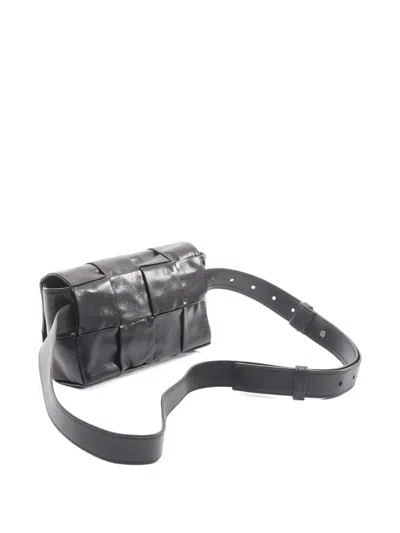 Pre-owned Bottega Veneta 2010s Cassette Belt Bag In Black