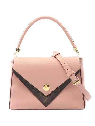 Pre-owned Louis Vuitton 2017 Double V Handbag In Pink