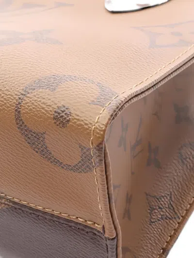 Pre-owned Louis Vuitton 2010s On-the-go Pm Monogram Tote Bag In Brown