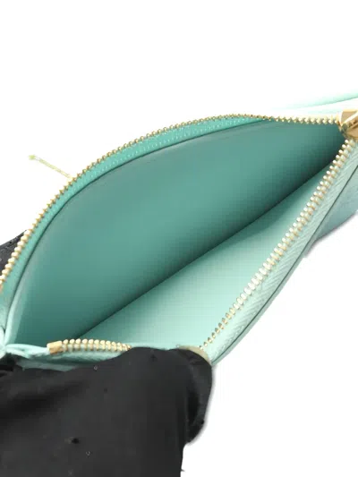 Pre-owned Louis Vuitton 2021s Capucines Leather Wallet In Green