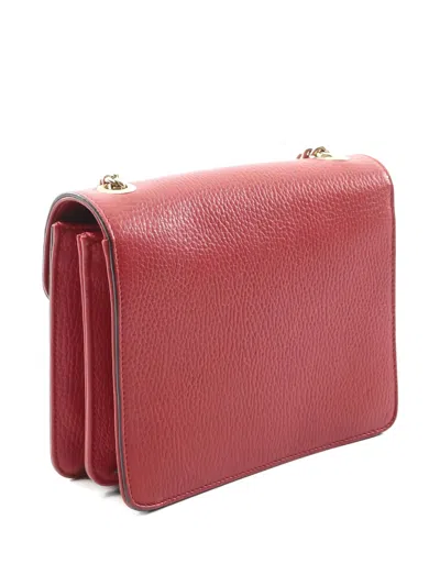 Pre-owned Gucci 2000s Interlocking G Shoulder Bag In Red