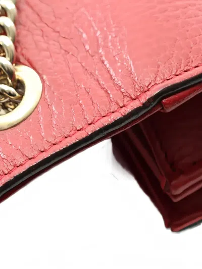 Pre-owned Gucci 2000s Interlocking G Shoulder Bag In Red