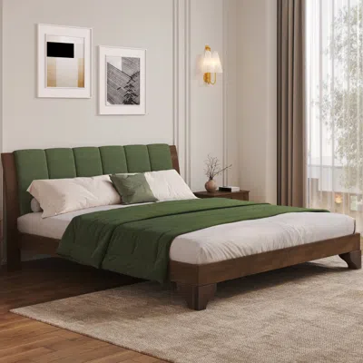 Streamdale Furniture Streamdale Premium Pine Wood King Bed Frame With Headboard