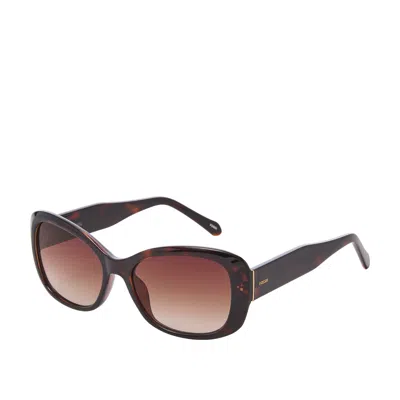 Fossil Women's Square Sunglasses In Brown