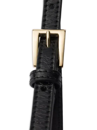 Prada Leather Belt In Black