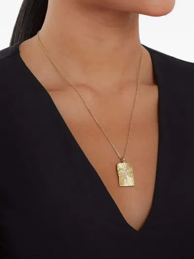 David Webb 18k Gold Aries Pendant Necklace In Gold
