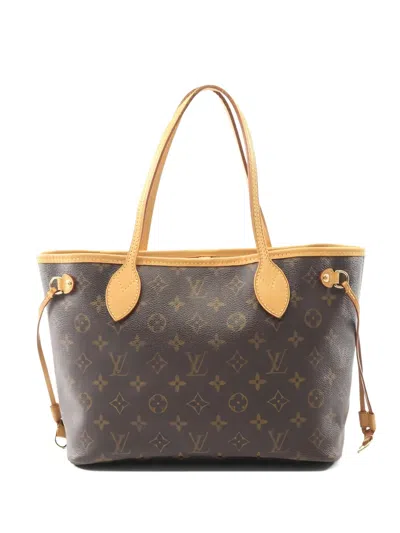 Pre-owned Louis Vuitton 2007 Neverfull Pm Tote Bag In Brown