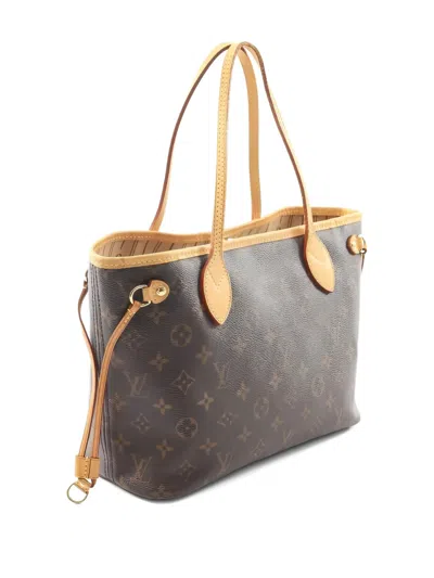 Pre-owned Louis Vuitton 2007 Neverfull Pm Tote Bag In Brown