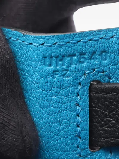 Pre-owned Hermes 2022 Kelly Sellier 28 Casaque Tote Bag In Gray