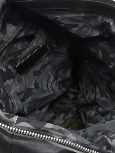 Pre-owned Jimmy Choo 2000s Fitzroy Star-studded Leather Backpack In Black