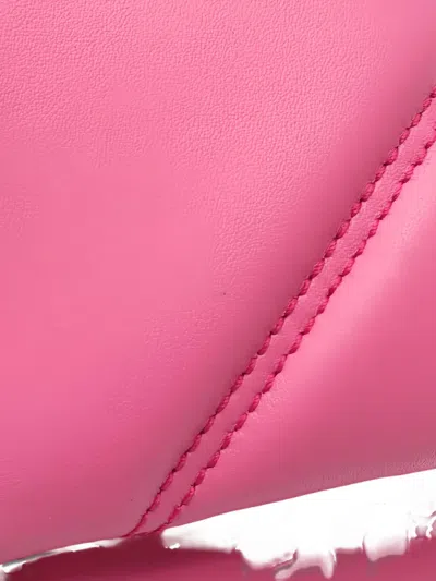 Pre-owned Bvlgari 2010s Serpenti Cabochon Leather Tote Bag In Pink