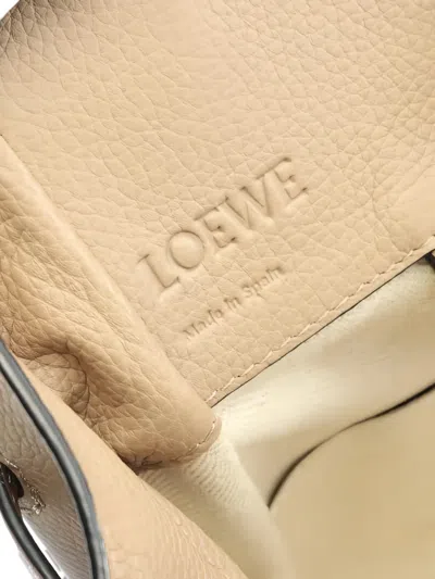 Pre-owned Loewe 2000s Small Hammock Drawstring Tote Bag In Neutral