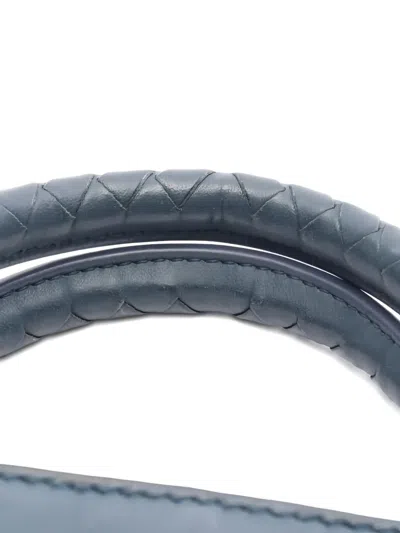 Pre-owned Bottega Veneta 2000s Intrecciato Two-way Tote Bag In Blue