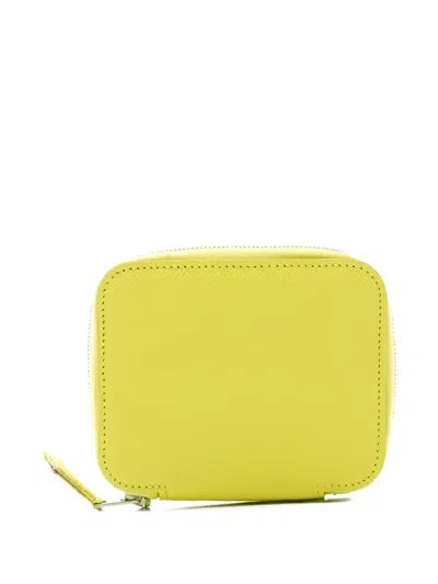 Pre-owned Hermes 2012 Zip-up Agenda In Yellow